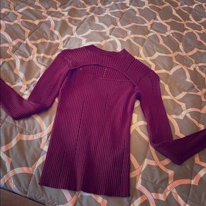 Guess crew neck with open chest sweater